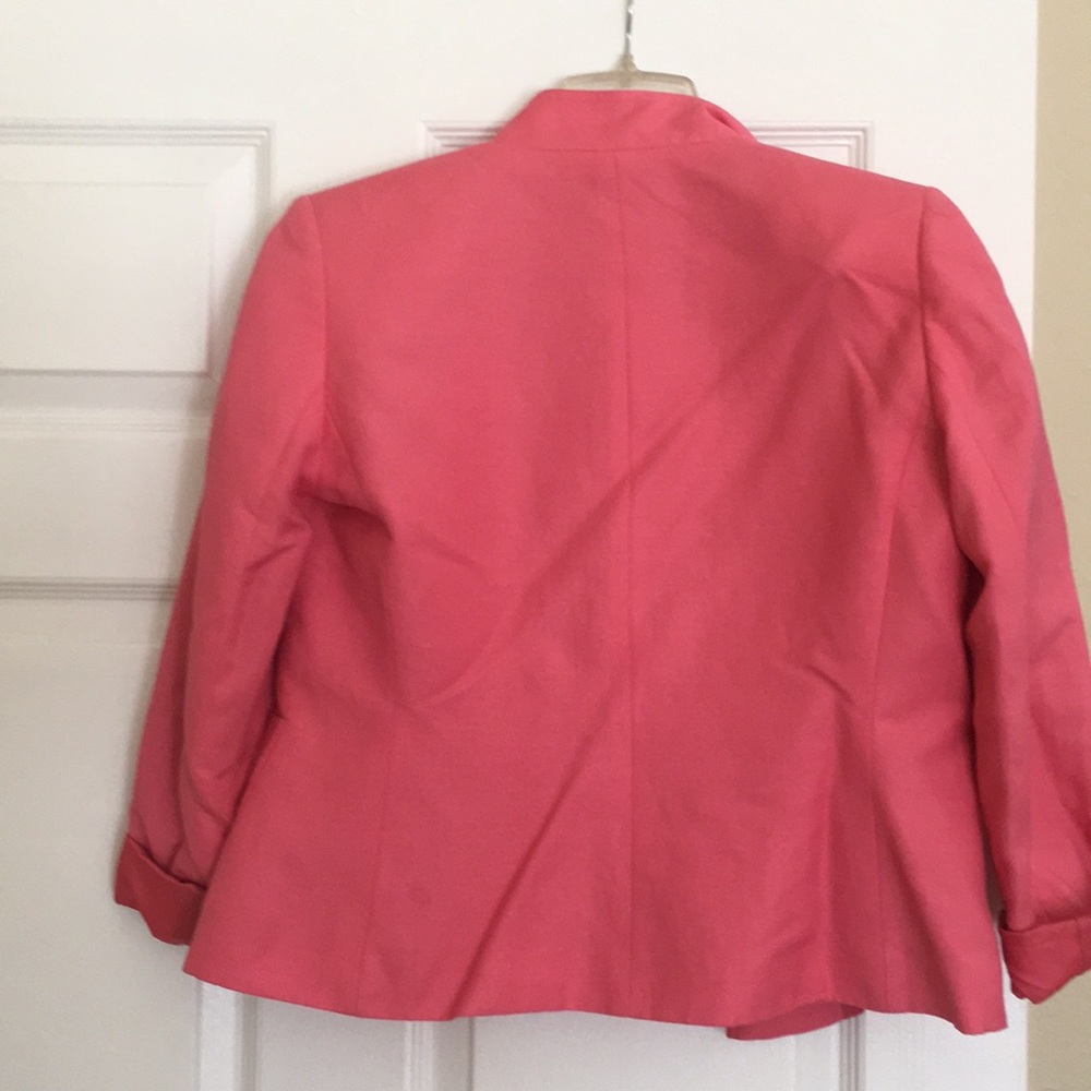 Pink linen jacket - Picture 2 of 2